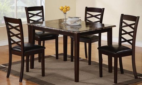 Affordable Dining Table Set Mid Century Modern Counter Height Furniture ... regarding Maximizing functionality and style in compact living spaces with affordable dining tables